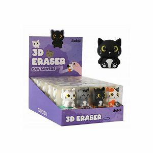 Gumica 3D iTotal Cat crna XL1804K