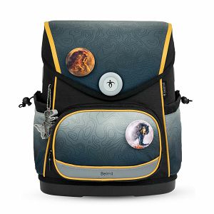 Torba školska Belmil compact premium black grey 405-41/P/22