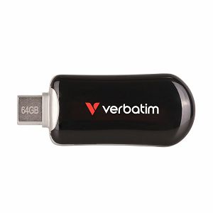 USB stick Verbatim 3.2 Gen1 #30224 64GB Plectra USB-C, crni