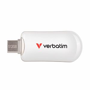 USB stick Verbatim 3.2 Gen1 #30229 128GB Plectra USB-C, bijeli