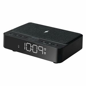 Radio budilica Aiwa CR-30BK s bežičnim i usb punjačem 