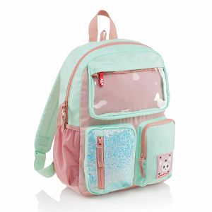 Ruksak Miquelrius Back2Fun sa džepovima rozi 17L MR19375