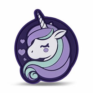 Bedž_Patch Belmil Purple Unicorn 337/A