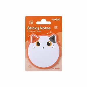 Blok samoljepivi iTotal 7x7,8cm Cat narančasti XL3103