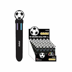Kemijska olovka iTotal Nogomet SPORT 10 boja 36/1 XL2370P