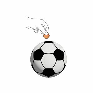 Kasica iTotal u obliku nogometne lopte SPORT XL2497V