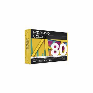 Papir Fabriano Colore A4/80g giallo 500L 74621297 bright