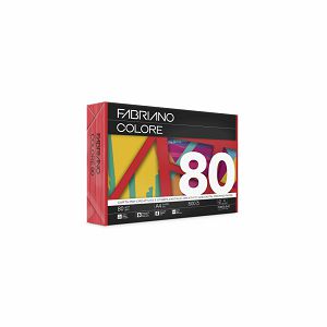 Papir Fabriano Colore A4/80g rosso 500L 74521297 bright