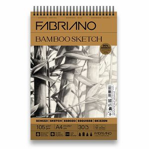 Blok Fabriano Bamboo 21x29,7 (A4) 105g 30L spiralni top side 19100725