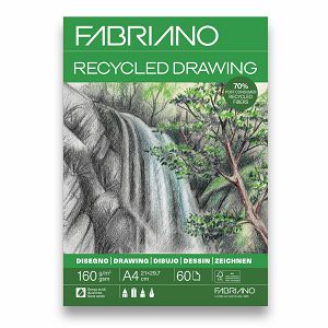 Blok Fabriano reciklirani 21x29,7 (A4) 160g 60L ljepljeni top side 19100757