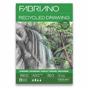 Blok Fabriano reciklirani 29,7x42 (A3) 160g 30L ljepljeni top side 19100758