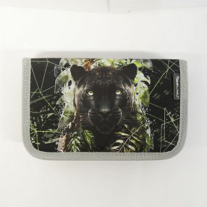 Oštećena pernica Belmil puna black panther 335-72/232