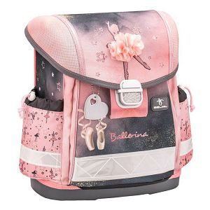 Oštećena torba školska Belmil classy ballerina black pink 403-13/AG/30