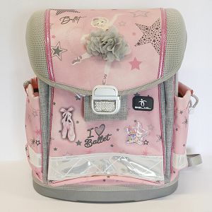 Oštećena torba školska Belmil classy ballet light pink 403-13/AG/3
