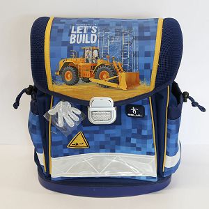 Oštećena torba školska Belmil classy bulldozer 403-13/AG/24 AK_BEL