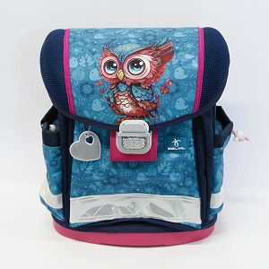 Oštećena torba školska Belmil classy cute owl 403-13/AG/56 AK_BEL