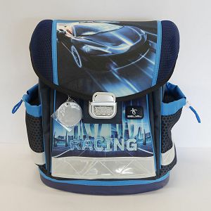 Oštećena torba školska Belmil classy racing blue neon 403-13/AG/26