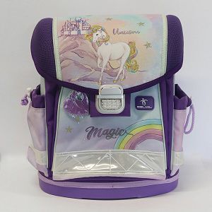 Oštećena torba školska Belmil classy rainbow unicorn magic 403-13/AG/12 AK_BEL