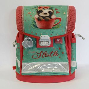 Oštećena torba školska Belmil classy cute sloth 403-13/AG/6 AK_BEL