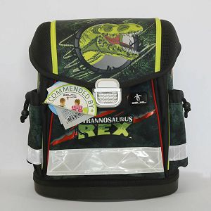 Oštećena torba školska Belmil classy world of t-rex 403-13/109