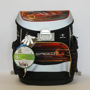 Oštećena torba školska Belmil mini-fit crazy race 405-33/55