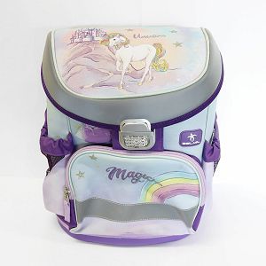 Oštećena torba školska Belmil mini-fit rainbow unicorn magic 405-33/AG/PC-3 AK_BEL