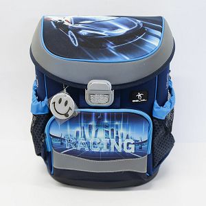 Oštećena torba školska Belmil mini-fit racing blue neon 405-33/AG/PC-16 AK_BEL