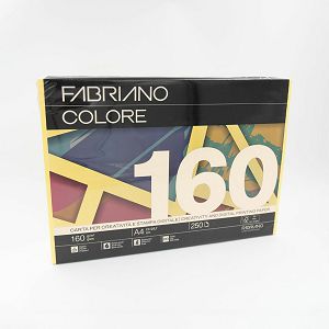 Papir Fabriano Colore A4/160g giallo 250L 74616021 bright