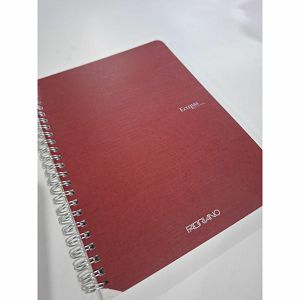 Oštećena bilježnica Fabriano Ecoqua original A4 90g 70L spiralna crte cherry 19290203