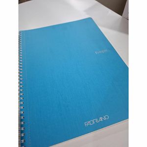 Oštećena bilježnica Fabriano Ecoqua original A4 90g 70L spiralna kocke turchese 19290111