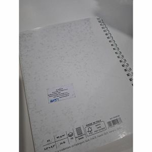 Oštećena bilježnica Fabriano Ecoqua original A5 90g 70L spiralna kocke lampone 19148106
