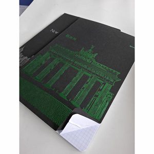 Oštećena bilježnica Ilijanum A4 70g 52L kocke gold collection 10411