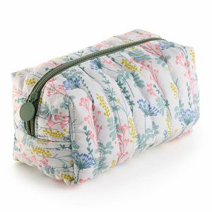 Kozmetička torbica Miquelrius Hidden Forest podstavljena Cvjetna bijela MR19571