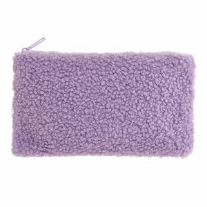 Kozmetička torbica Miquelrius višenamjenska prazna Golden Jazmine Ljubičasta tkanina flis MR19577