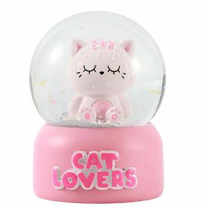 Snježna kugla iTotal Cat roza XL3189 