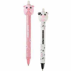 Kemijska olovka iTotal piši briši Cute animals svinjica+kravica sortirano 24/1 XL1839E  