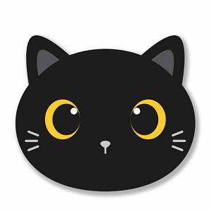 Podmjestak za miš iTotal 3D u obliku Cat crna XL2552K 