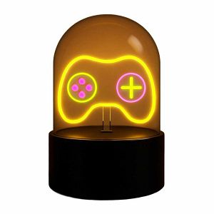 Lampa staklena kupola iTotal NEON-efekt LED rotirajuća Let’s Play XL3260