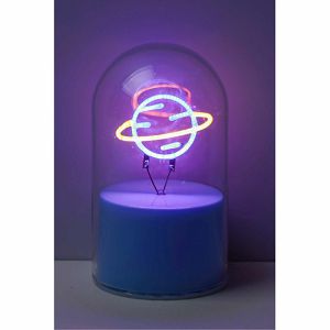 Lampa staklena kupola iTotal NEON-efekt LED Saturn XL3252
