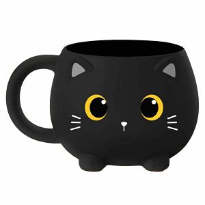 Šalica iTotal Chunky Cat crna XL2568A