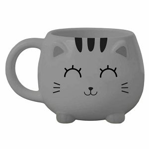 Šalica iTotal Chunky Cat siva XL2568C