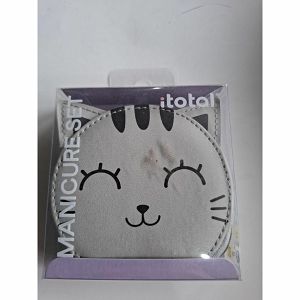 Oštećeni set za manikuru iTotal Cat sivi XL2478