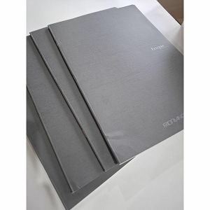 Oštećena bilježnica Fabriano Ecoqua original A4 90g 40L kocke antracite 19210201