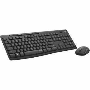 Tipkovnica + Miš Logitech MK295 Silent wireless Combo Graphite 920-009800
