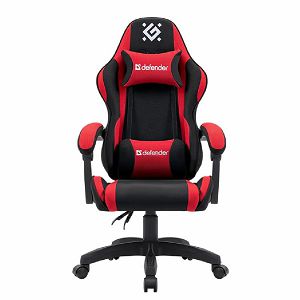 Gaming stolica Defender Expert crna/crvena, klasa 3, tkanina