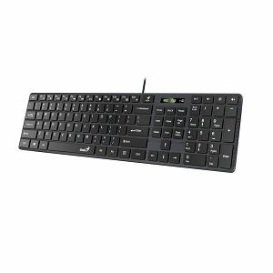 Tipkovnica Genius SlimStar 126 USB, BLK, SER