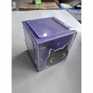 Oštećeni organizator stolni iTotal kockasti Cat crna 9x9x9,5cm XL2961