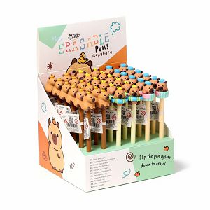 Kemijska olovka Puckator piši briši s ukrasom Capybara sortirano 36/1 PEN284