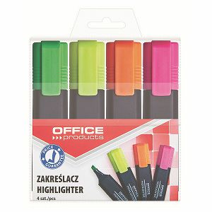 Text markeri Office (žuti, rozi, zeleni, narančasti) kosi vrh PVC vrećica 4/1 17726