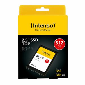SSD Intenso #3812450 512GB, 2.5" SATA III 7mm, r550/w500Mbs